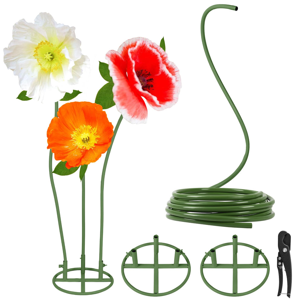Whmayai front view of complete giant flower kit showing components and value