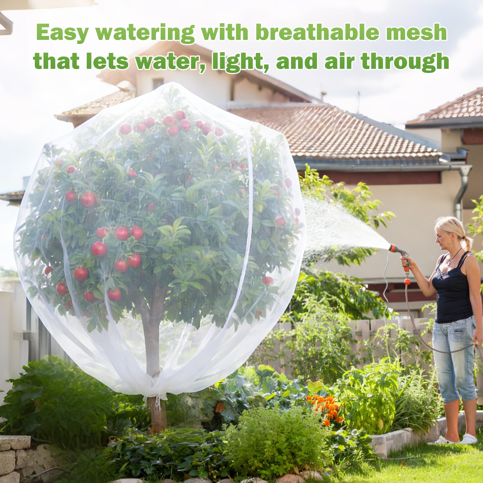 Whmayai netting folded for compact storage and seasonal reuse