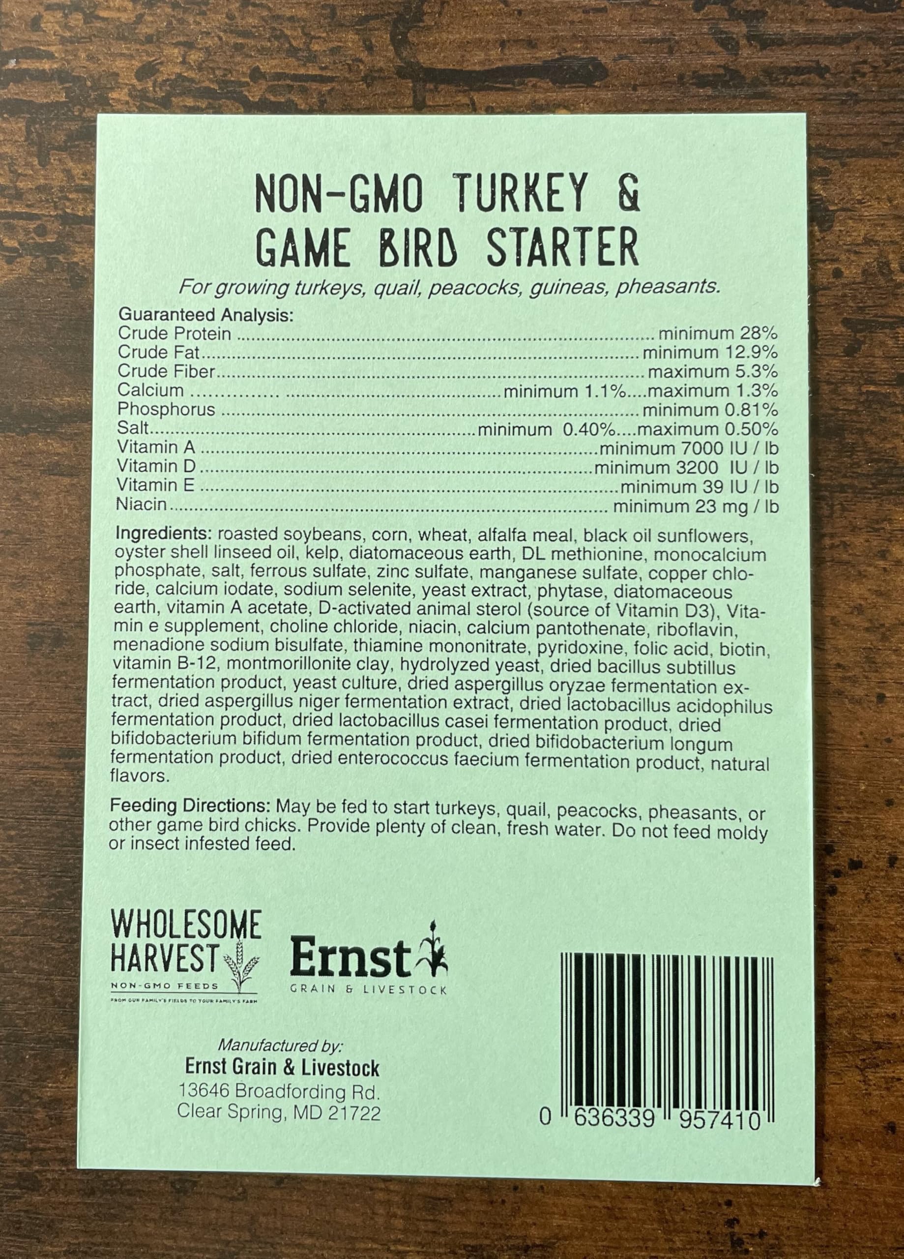 Wholesome Harvest chicks eating starter feed promoting healthy growth