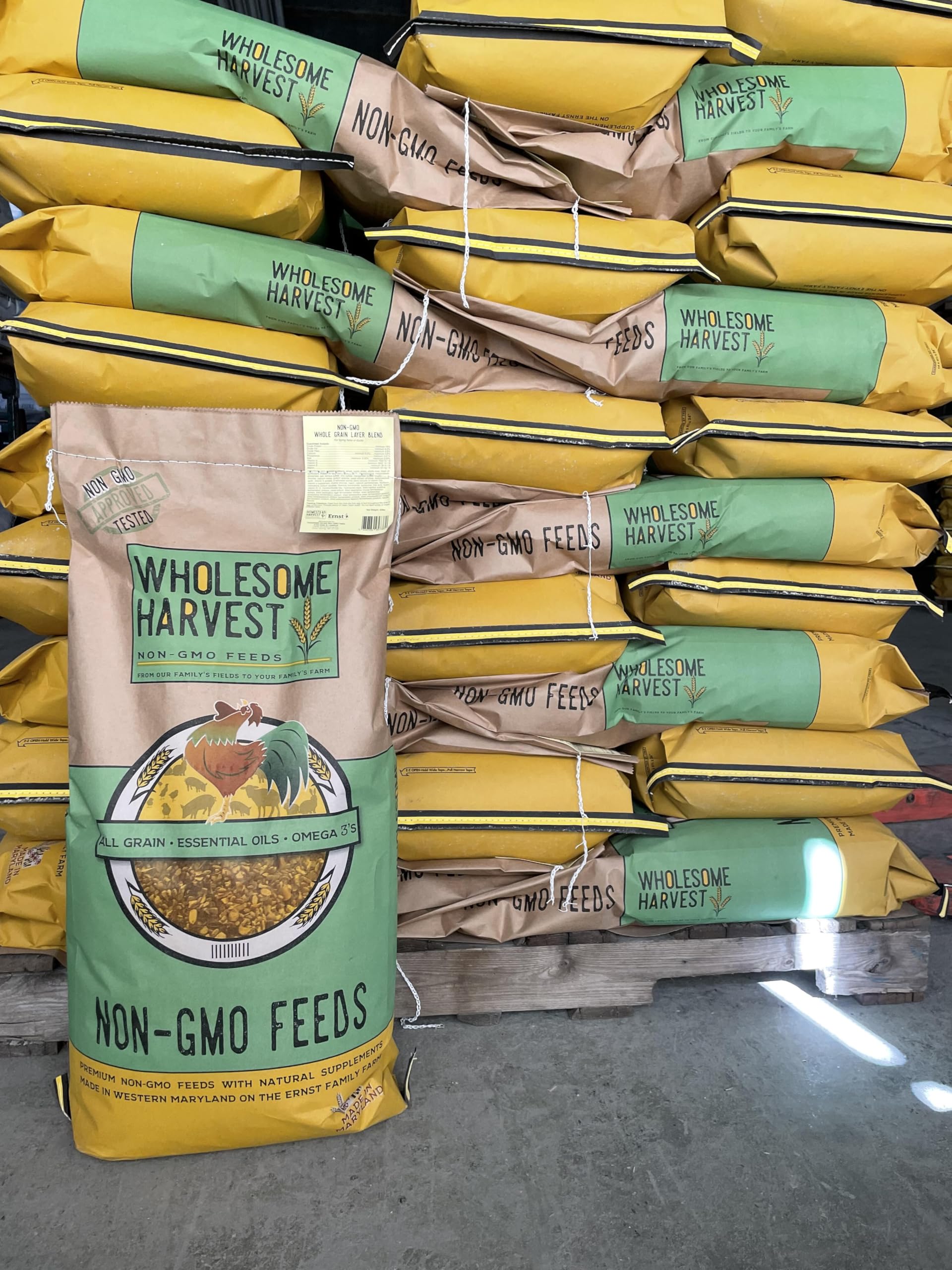 Wholesome Harvest mixed game bird flock fed starter for vigor