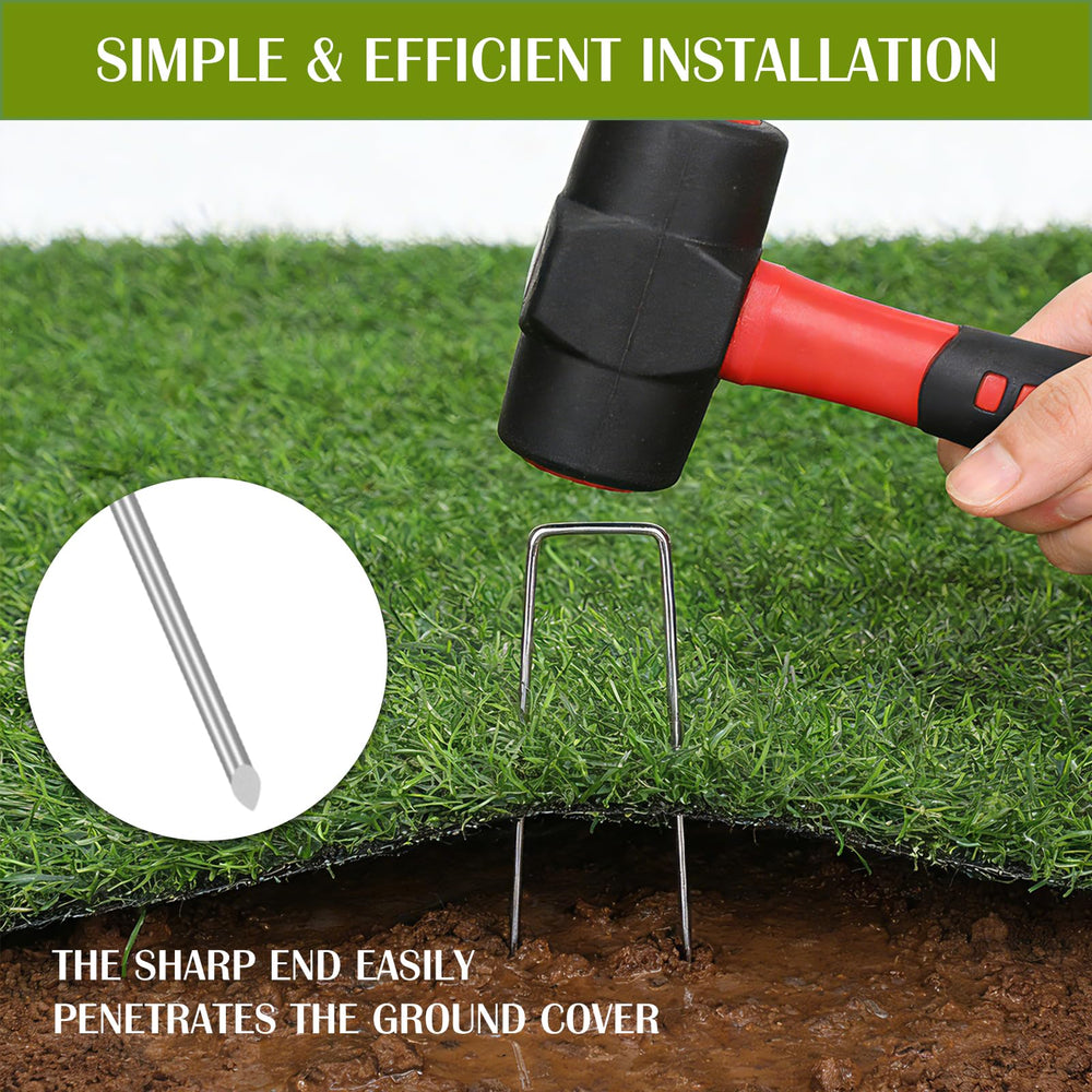 Whonline bevelled pointed end detail for easy soil penetration benefit