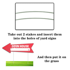 WHWHW sign installed in a yard guiding visitors and improving turnout