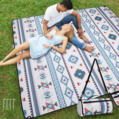 WICKERLAND front packed with strap showing compact portability and easy carry