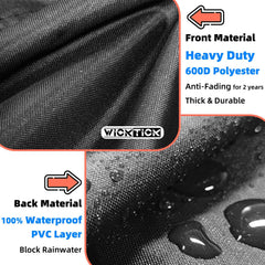 WICKTICK side vent detail letting air escape to reduce moisture and internal buildup