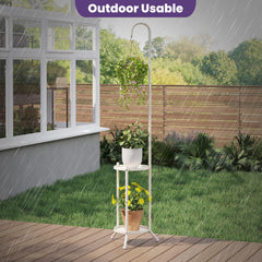 Wieghda shelf detail showing rustproof metal texture and long-lasting finish