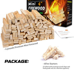WIFER sticks burning in Solo Stove Mesa producing focused heat and low smoke