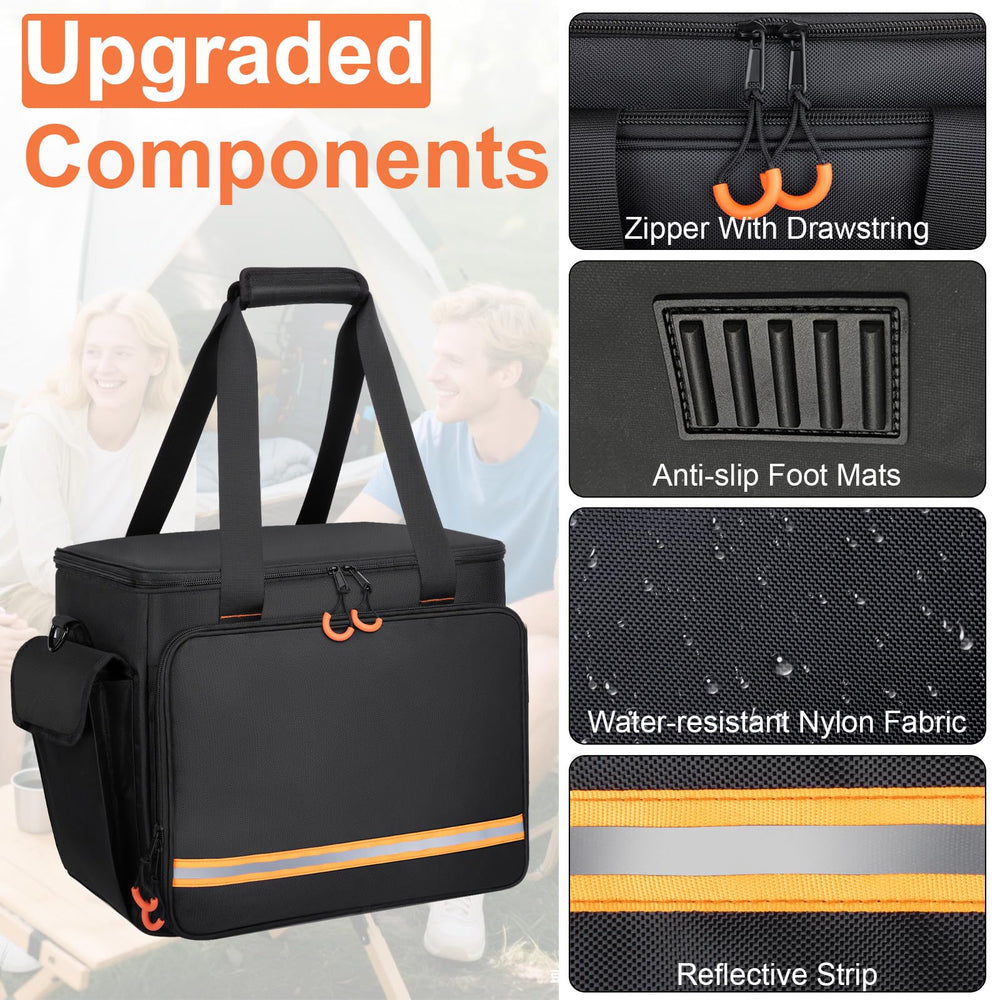 Wigojoy waterproof nylon texture resisting rain and abrasion during travel