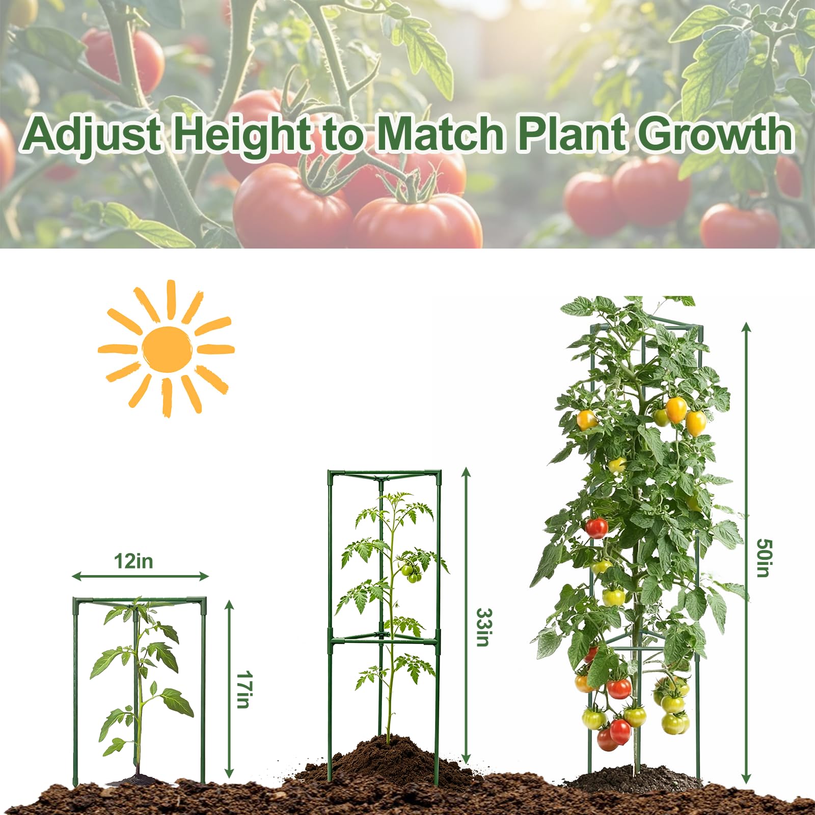 wikdey beside a garden pot to show scale and space-saving support