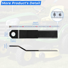 Close-up of WIKIBB AR400 steel blade edge highlighting wear resistance benefit