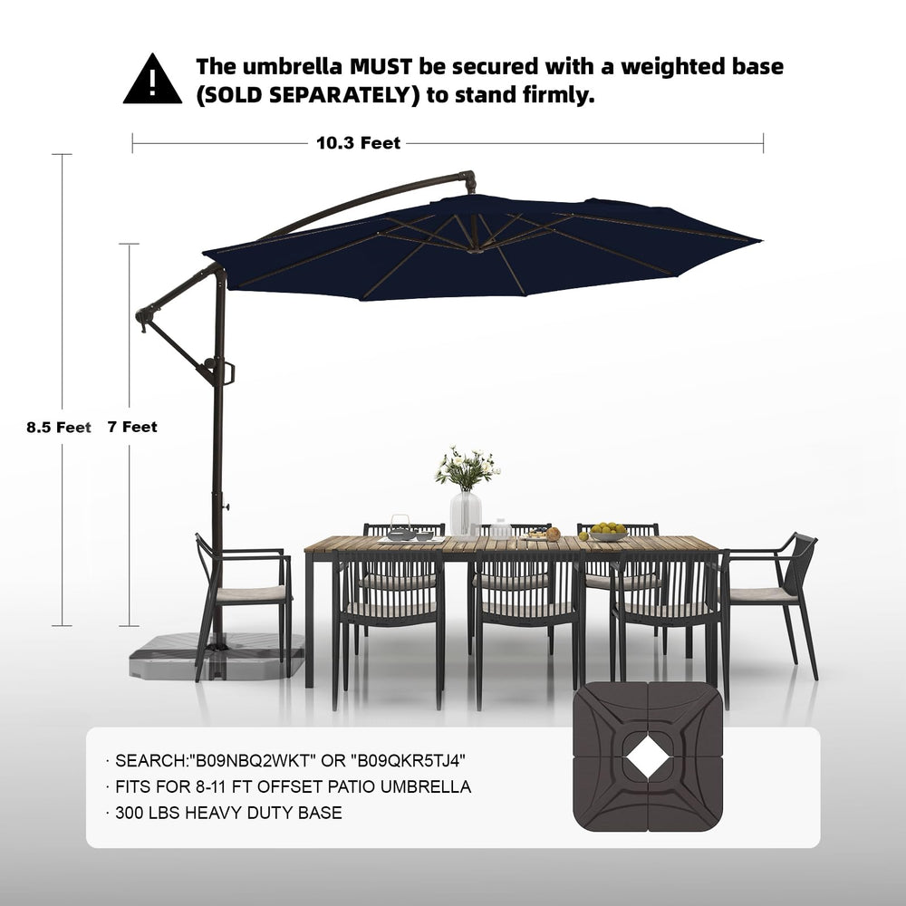 wikiwiki size scale with table image showing 10ft coverage for outdoor seating