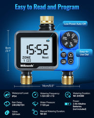 WILAWELS digital display and buttons for simple programming benefits