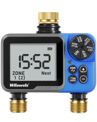 WILAWELS front view brass timer showing durable build and easy connection