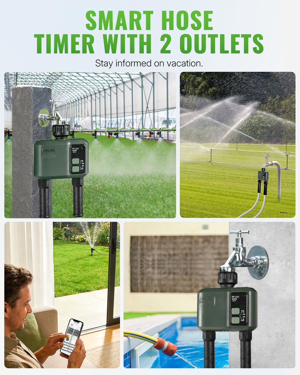 WILAWELS voice control in home showing Alexa command to start irrigation remotely