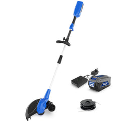 Wild Badger Power front view of the cordless trimmer showing compact design and portability