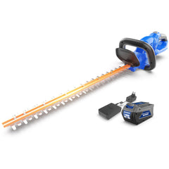 Wild Badger Power front view showing entire trimmer and ergonomic grips for easier control