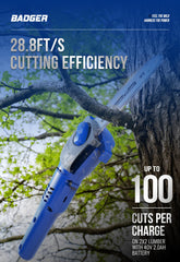 WILD BADGER POWER detachable aluminum shaft detail for easy storage benefit