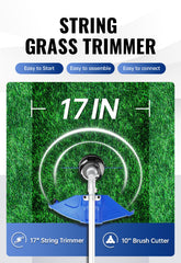 Wild Badger Power trimmer head image showing PA line and ready-to-use cutting benefit