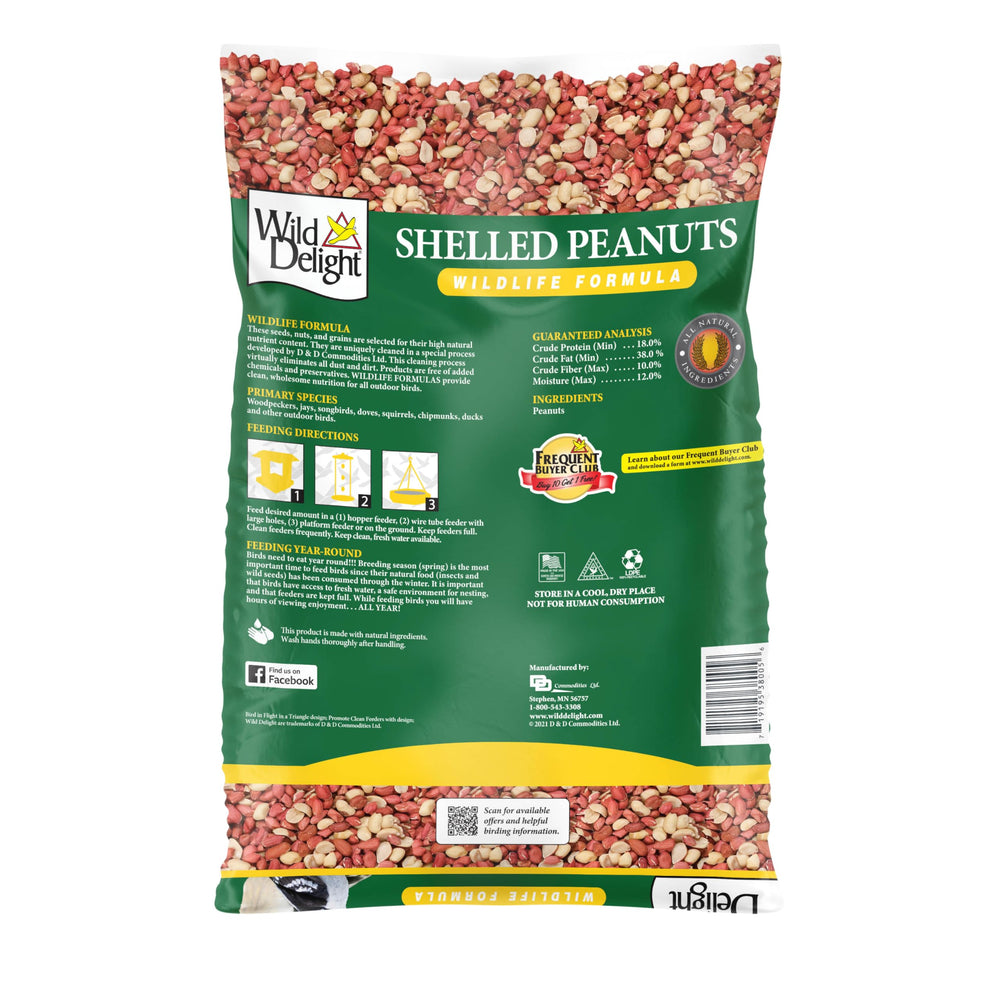 Wild Delight shelled peanut kernels close-up highlighting texture and natural oils