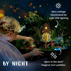WILD PIXY fairy house door open detail showing interior access and imaginative play