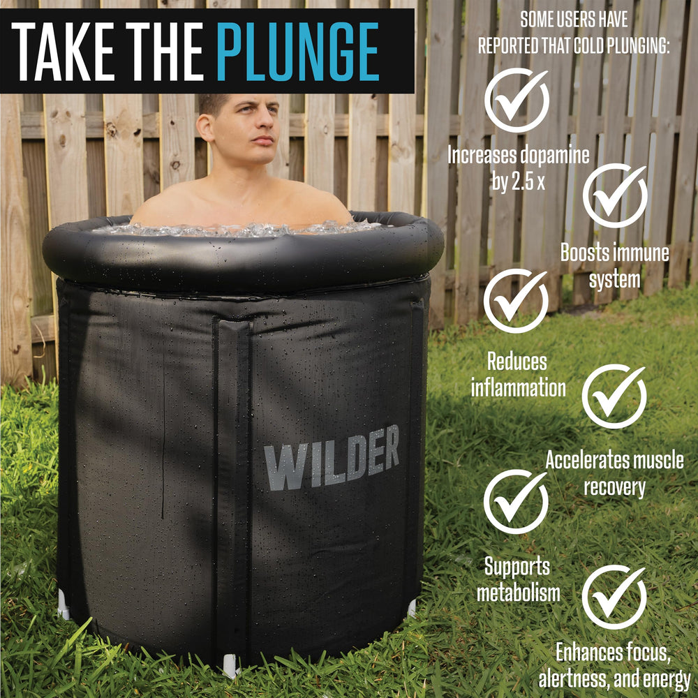 Wilder XL drain and faucet detail for fast emptying and simple maintenance
