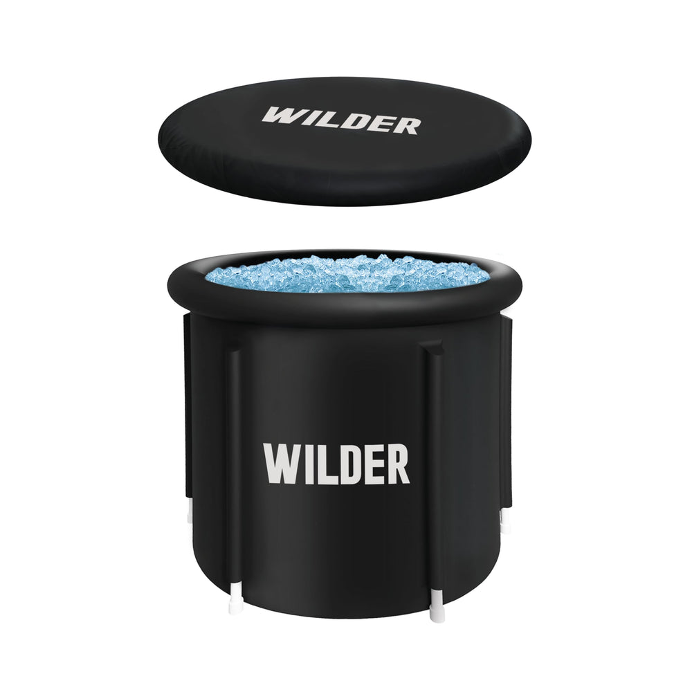 Wilder XL lifestyle image with person entering tub showing recovery convenience