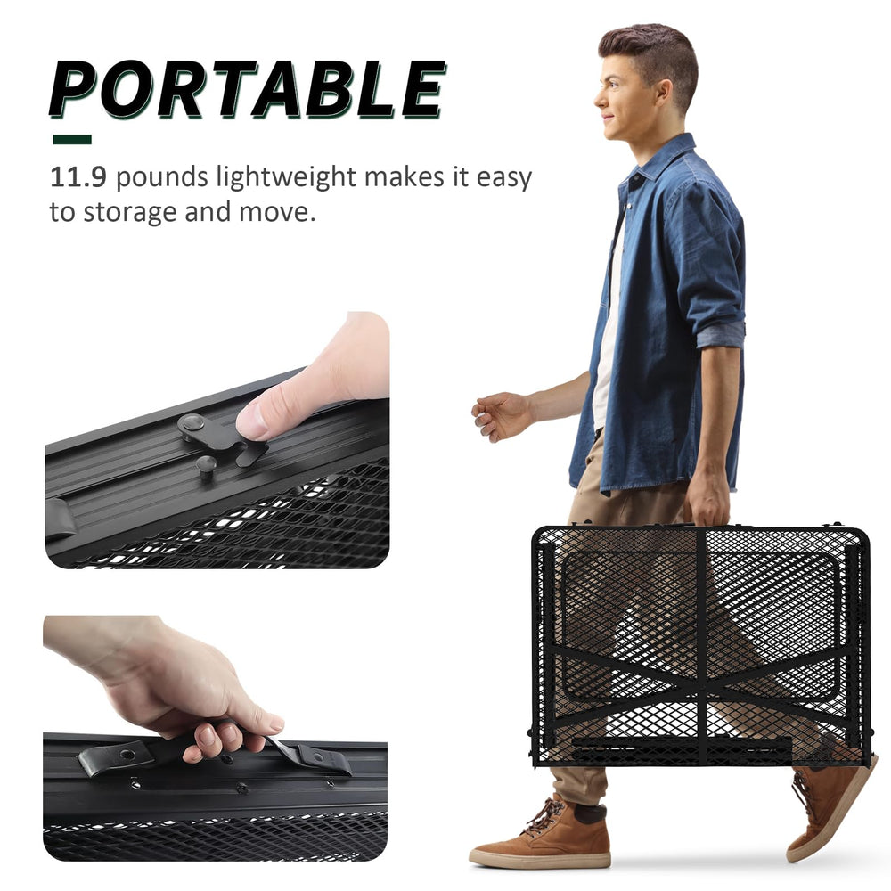 WildFinder table at two heights comparing seated and standing use for flexible prep surfaces