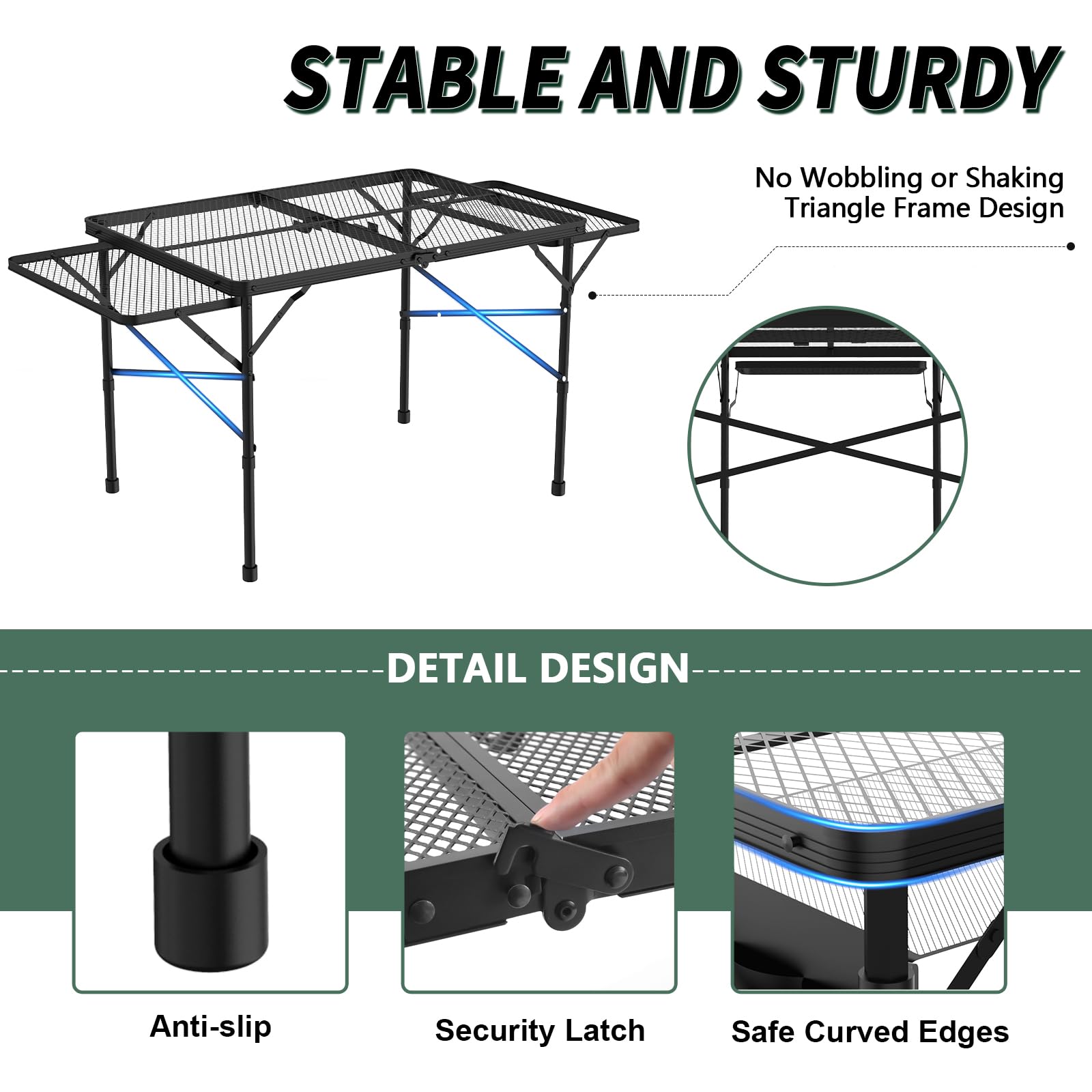 WildFinder close-up of hexagonal leg structure highlighting stable support on uneven ground