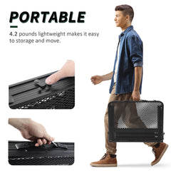 WildFinder folded flat compact profile for effortless transport