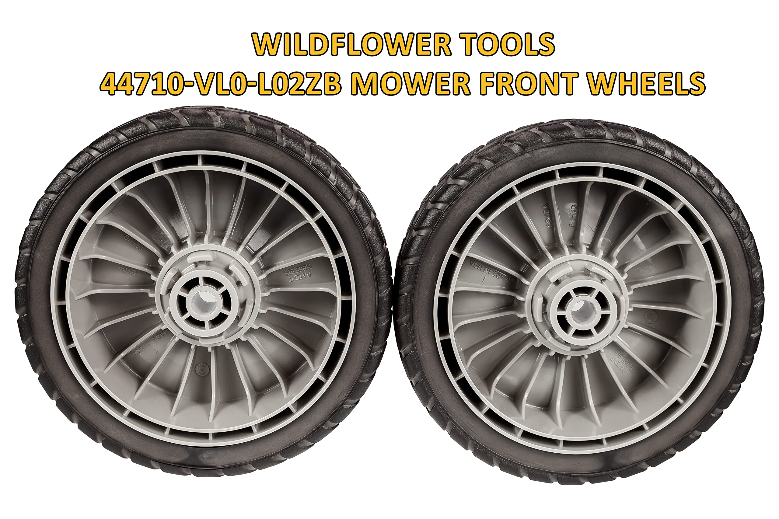 WILDFLOWER Tools wheel close-up of tread for improved traction and smooth rolling
