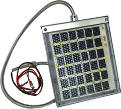 Wildgame Innovations Edrenaline front view showing weatherproof cover and reliable charging