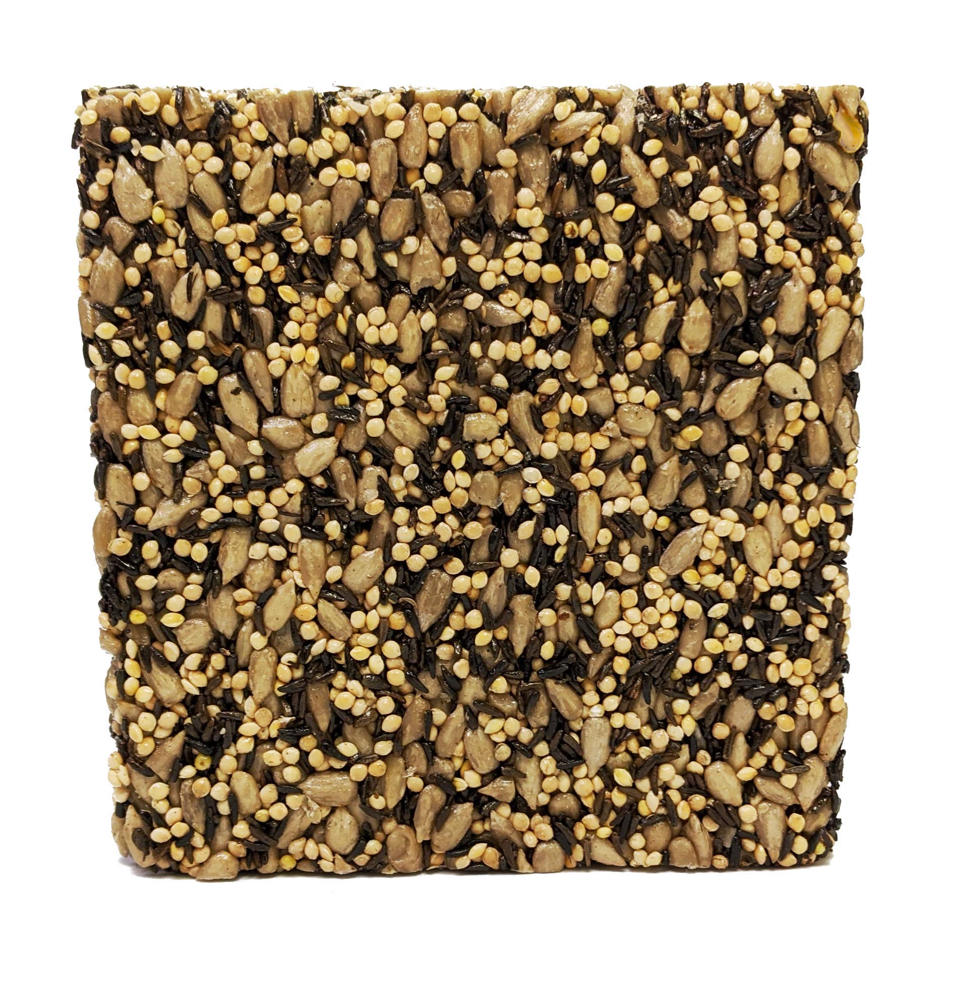 Wildlife Sciences close-up of seed cake texture highlighting bird-friendly mix
