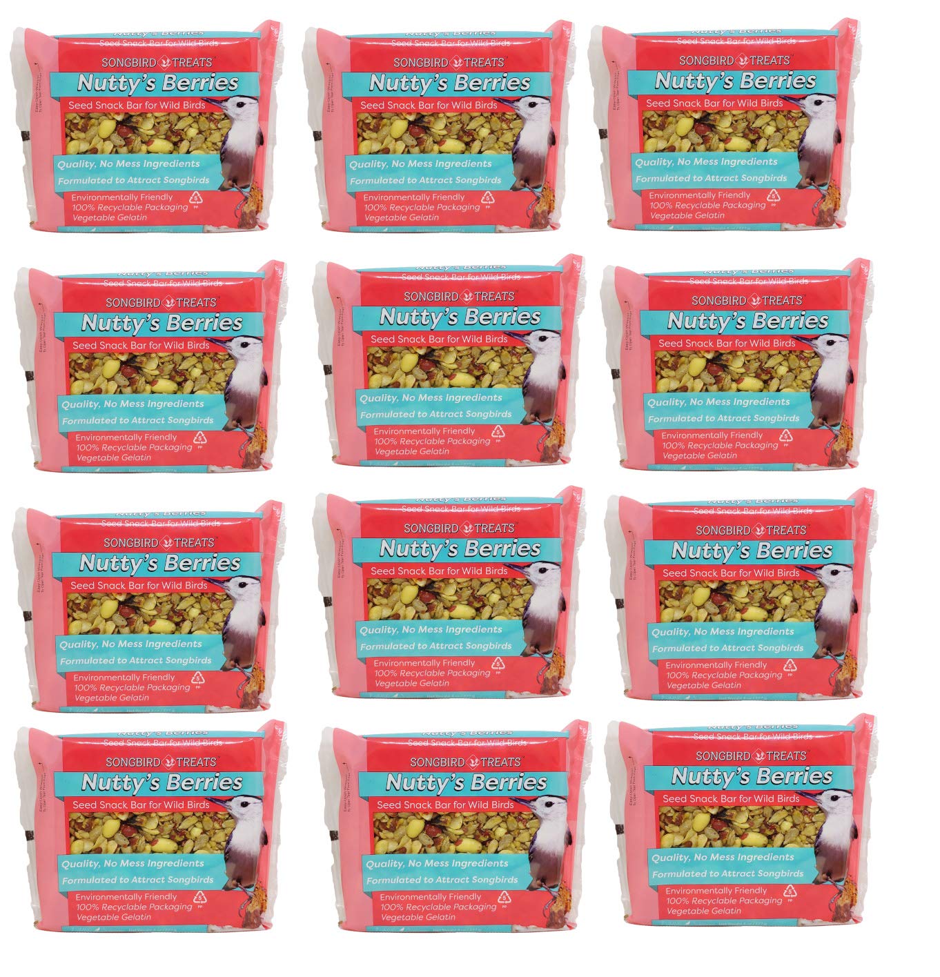 Wildlife Sciences Nutty's Berries front packaging showing product benefits