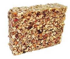 Wildlife Sciences seed bar close-up showing texture and bird-friendly ingredients