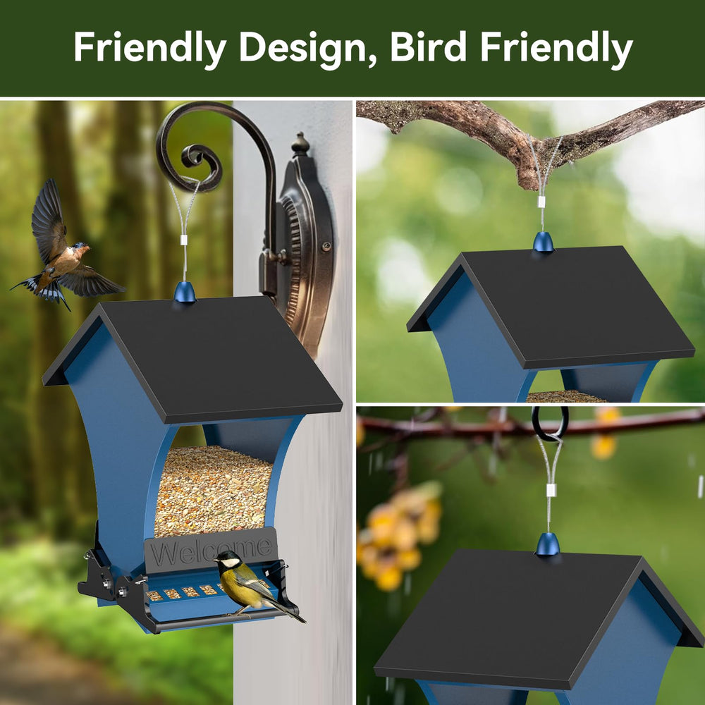Wildpark adjustable spring mechanism close-up offering customizable tension to deter squirrels benefit
