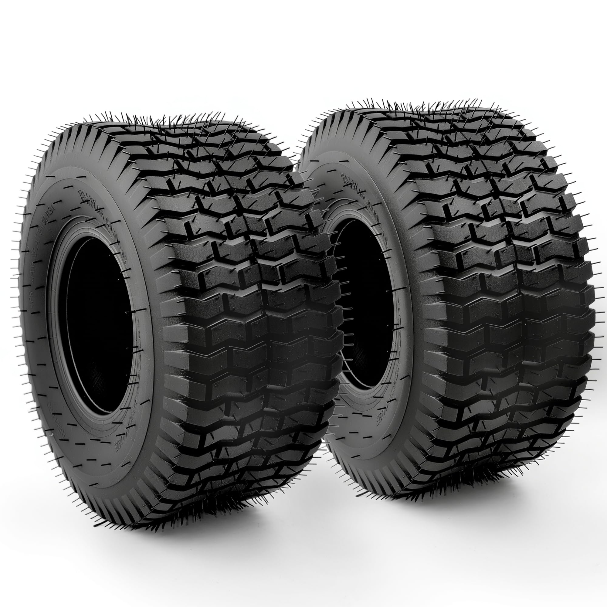 WILDSPUR front tread view showing chevron pattern and clean contact for turf