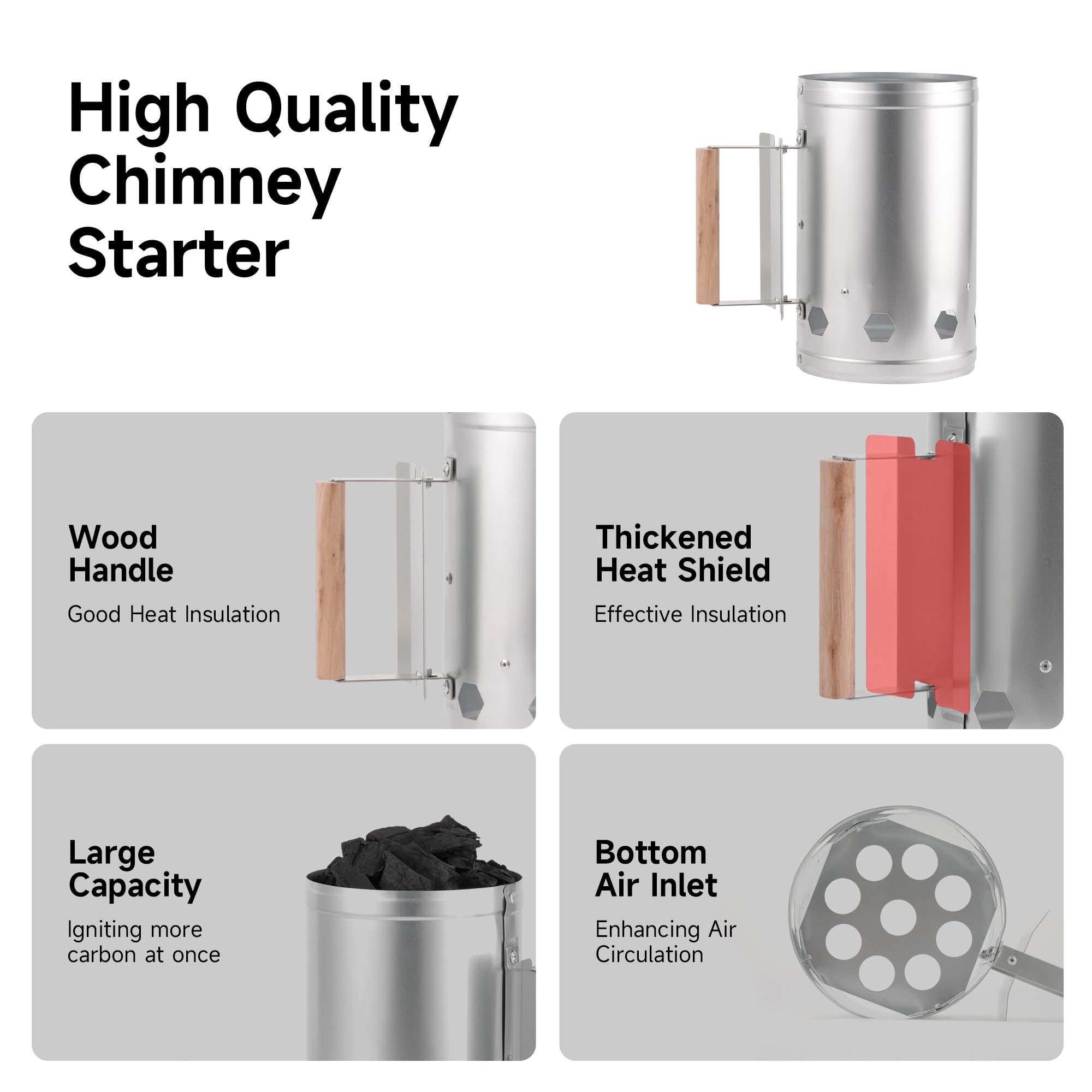 WILLBBQ fire starter cubes arranged beside chimney providing reliable, chemical-free ignition
