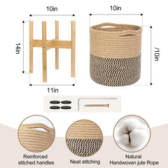 WILLITAT close-up of braided rope texture showing durable natural finish