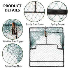 WillMesh folded flat for storage demonstrating portability and space-saving benefit