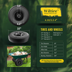 Wiltire close-up sawtooth tread providing traction and ground grip