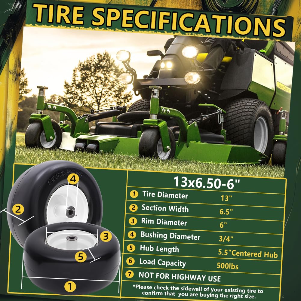 Wiltire close-up tread detail highlighting turf-friendly traction