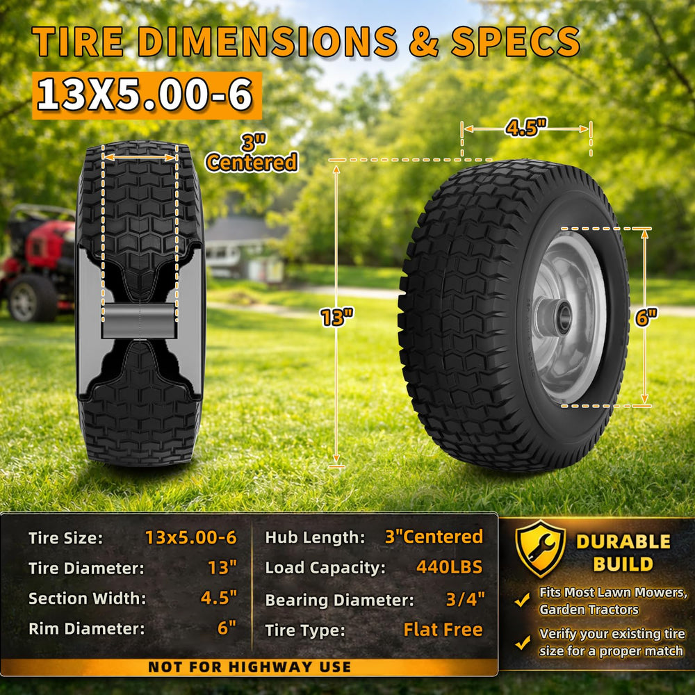Wiltire tire close-up tread texture protecting lawn benefit