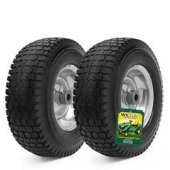 Wiltire front view shows assembled tire and wheel, durable ready-to-install benefit