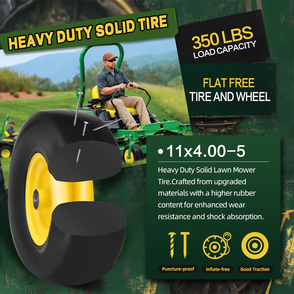 Wiltire installed on mower front demonstrating improved control benefit