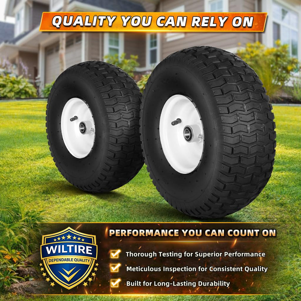 Wiltire wheel on grass path showing smooth ride and stability