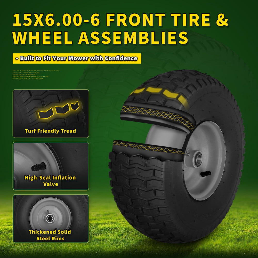 Wiltire side profile mounted tire showing size and pneumatic cushioning for smoother ride