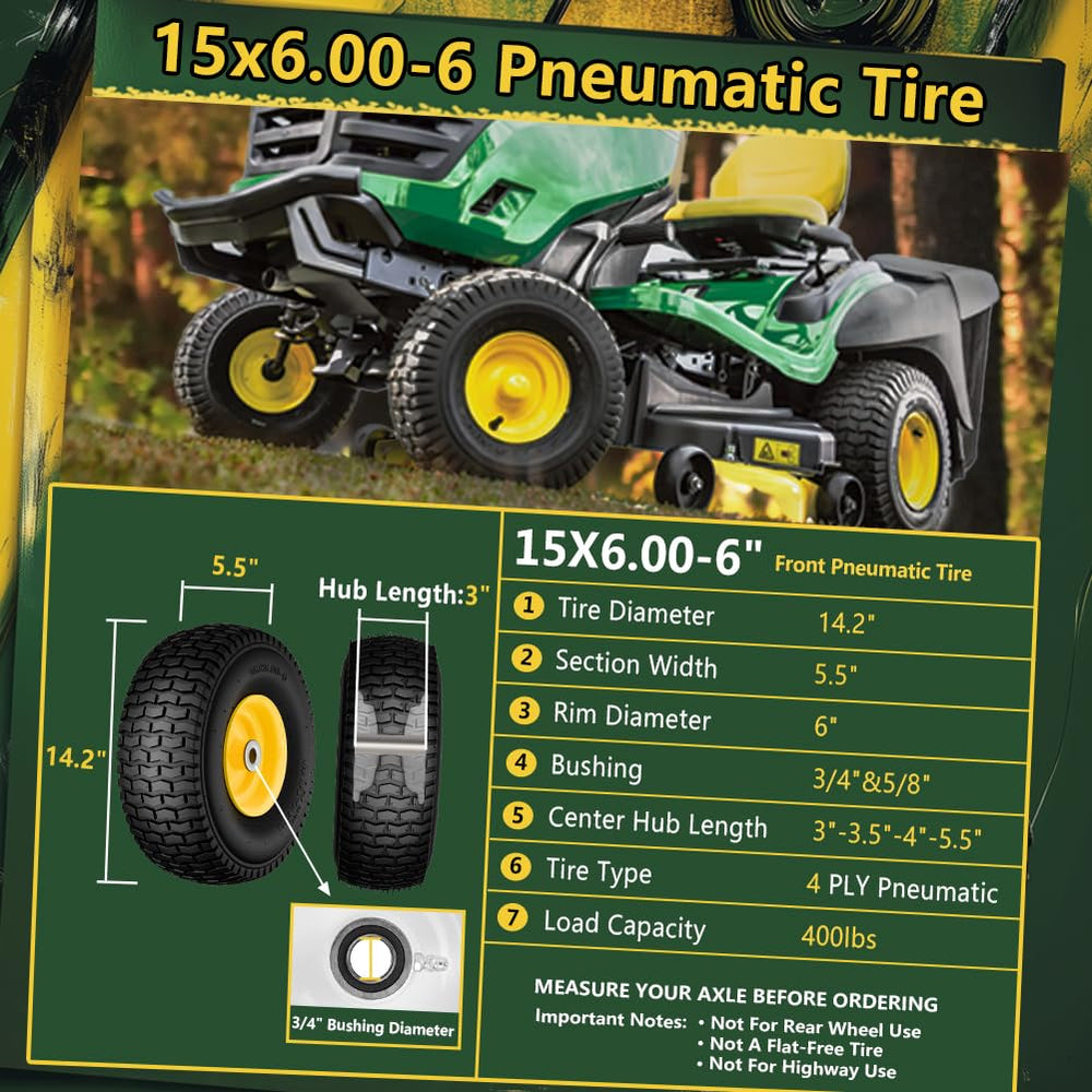 Wiltire tread close-up showing grass-friendly grip and durability