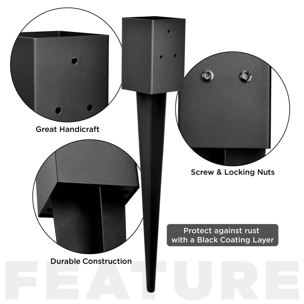 WIMART anchor installed in garden setting illustrating low-disturbance installation
