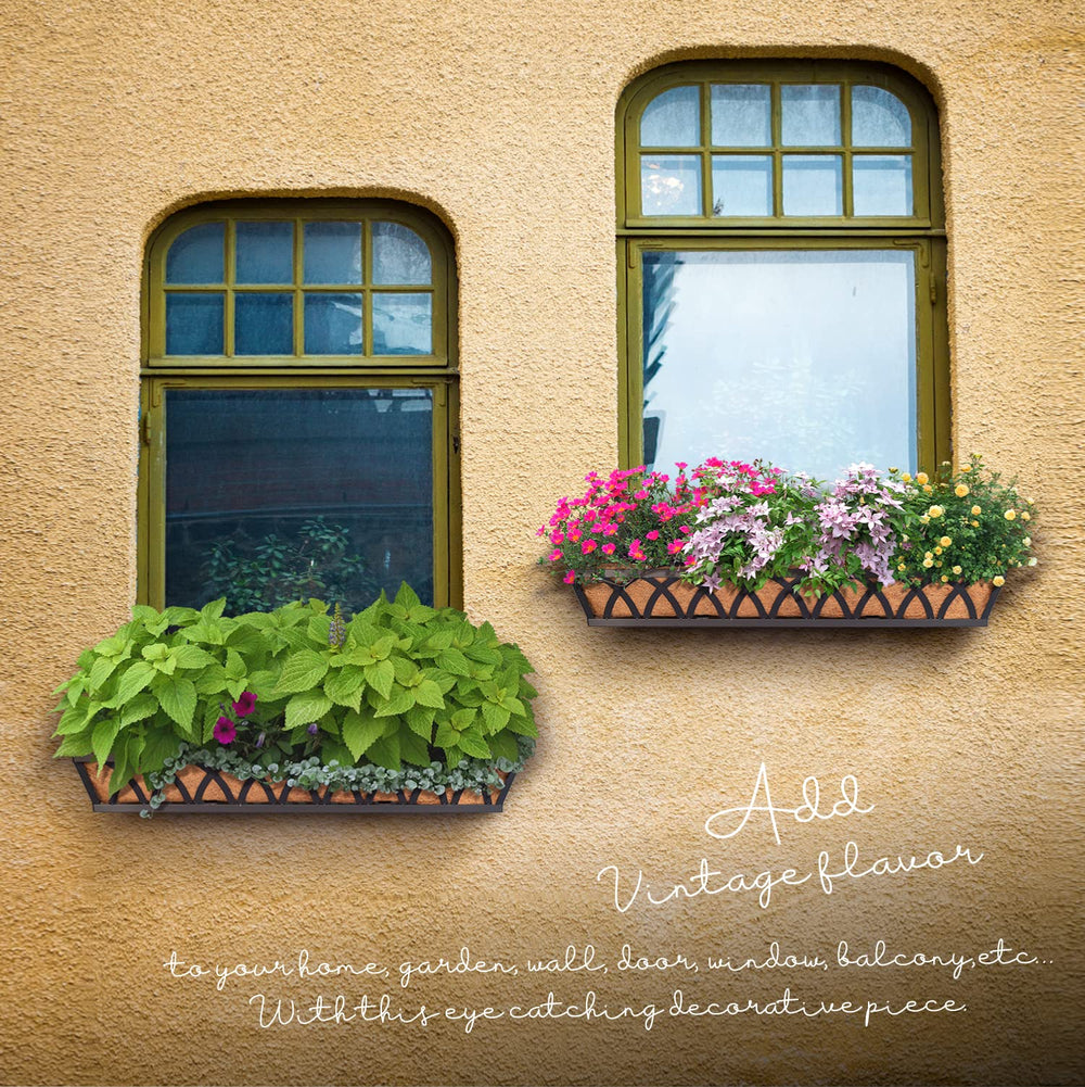 WIMART lifestyle patio scene adding rustic decor and curb appeal