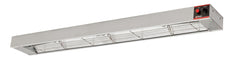Winco ESH-48 front view showing full-length heater and housing, promotes even warming