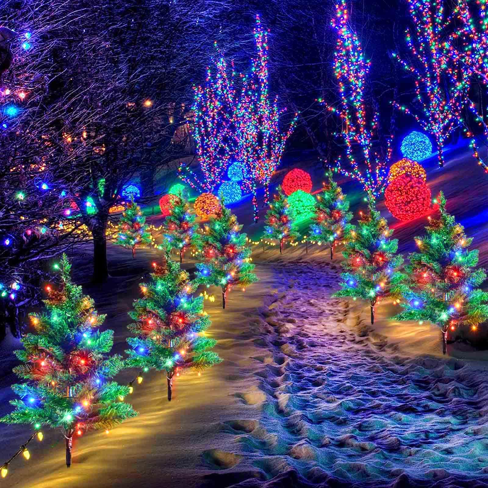 Windpnn nighttime pathway illumination creating safe decorative lighting